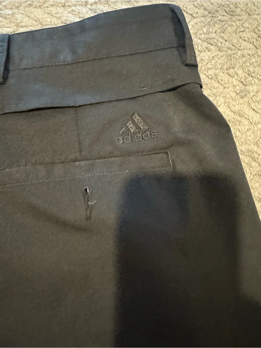 adidas Black Flat Front Men's Shorts